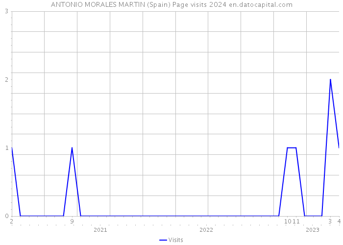 ANTONIO MORALES MARTIN (Spain) Page visits 2024 