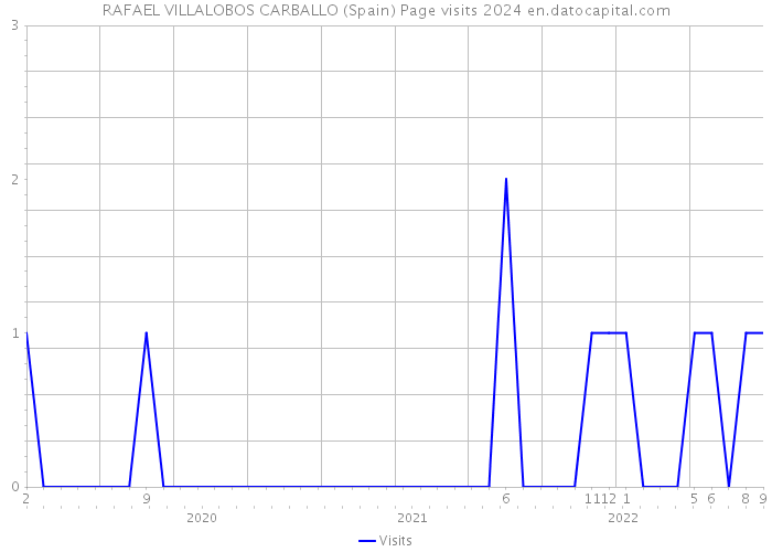 RAFAEL VILLALOBOS CARBALLO (Spain) Page visits 2024 