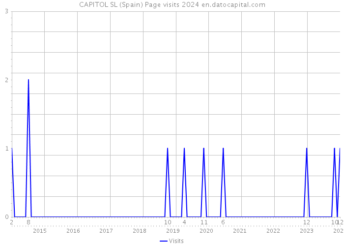 CAPITOL SL (Spain) Page visits 2024 