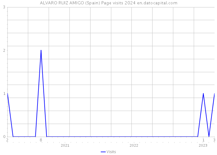 ALVARO RUIZ AMIGO (Spain) Page visits 2024 