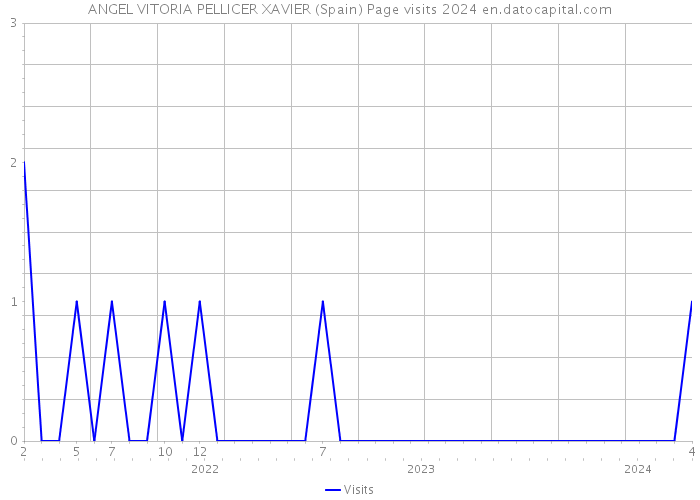 ANGEL VITORIA PELLICER XAVIER (Spain) Page visits 2024 