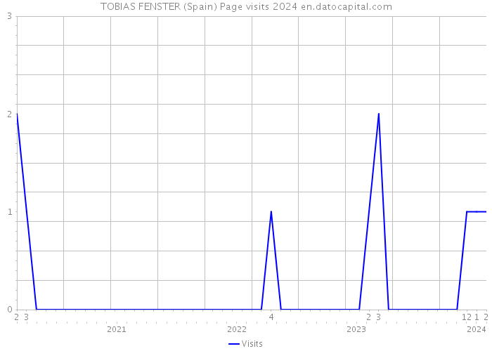 TOBIAS FENSTER (Spain) Page visits 2024 