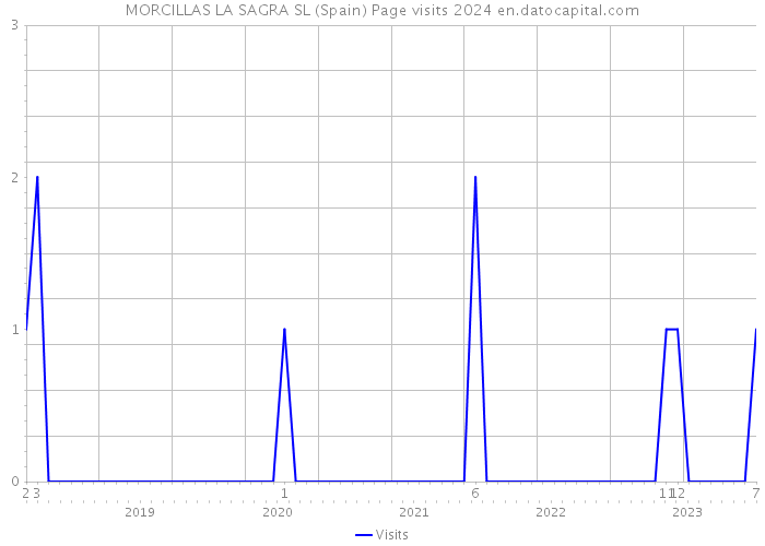 MORCILLAS LA SAGRA SL (Spain) Page visits 2024 