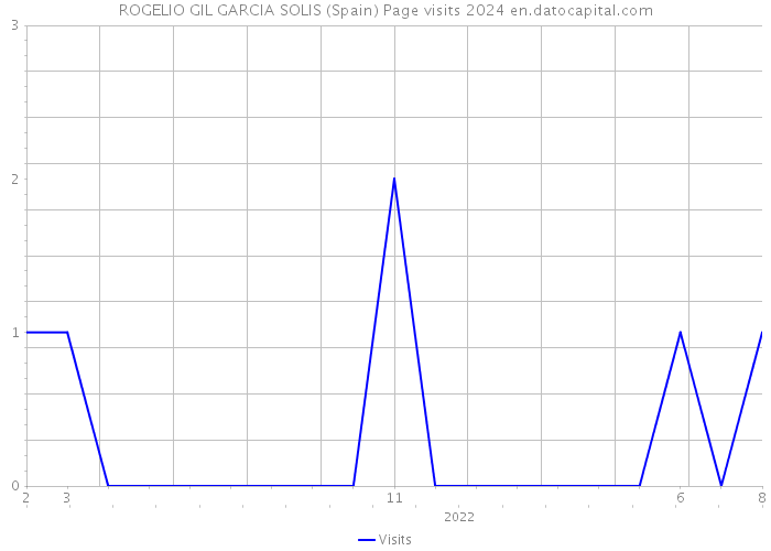 ROGELIO GIL GARCIA SOLIS (Spain) Page visits 2024 