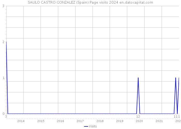 SAULO CASTRO GONZALEZ (Spain) Page visits 2024 