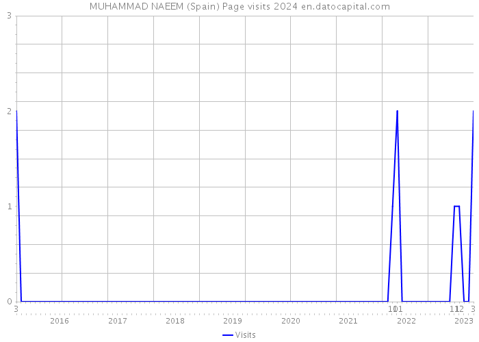 MUHAMMAD NAEEM (Spain) Page visits 2024 
