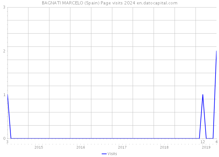 BAGNATI MARCELO (Spain) Page visits 2024 
