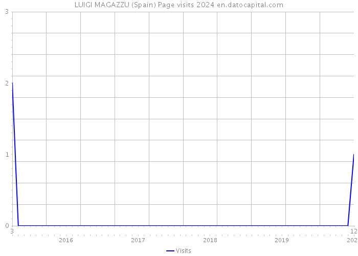 LUIGI MAGAZZU (Spain) Page visits 2024 