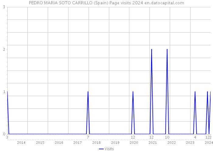 PEDRO MARIA SOTO CARRILLO (Spain) Page visits 2024 