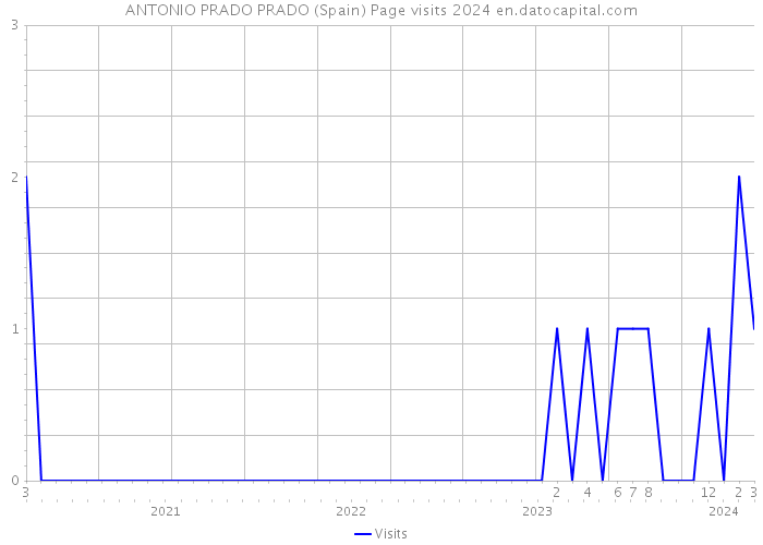 ANTONIO PRADO PRADO (Spain) Page visits 2024 