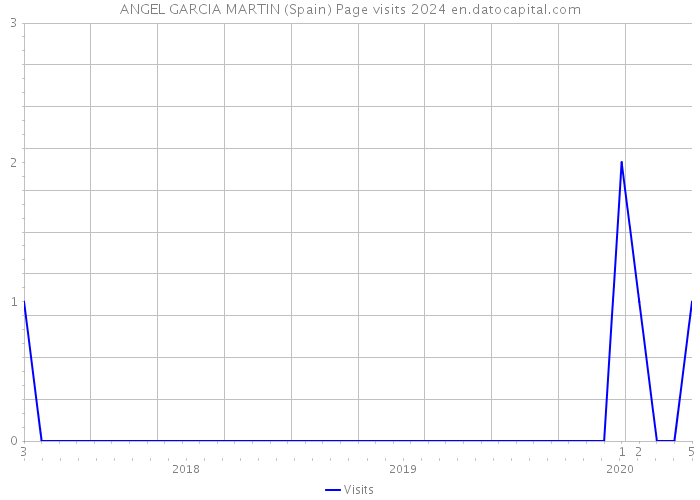 ANGEL GARCIA MARTIN (Spain) Page visits 2024 