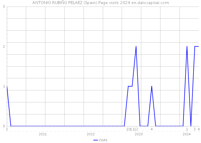 ANTONIO RUBIÑO PELAEZ (Spain) Page visits 2024 