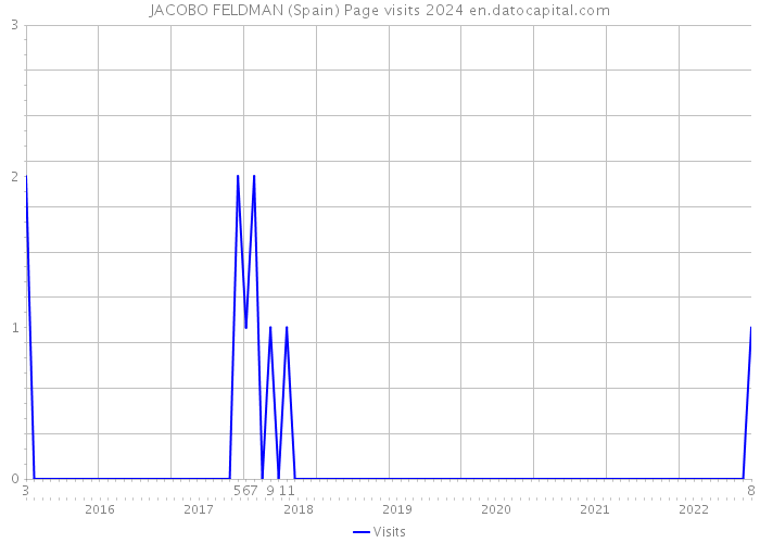JACOBO FELDMAN (Spain) Page visits 2024 