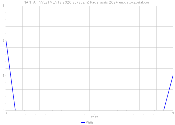 NANTAI INVESTMENTS 2020 SL (Spain) Page visits 2024 