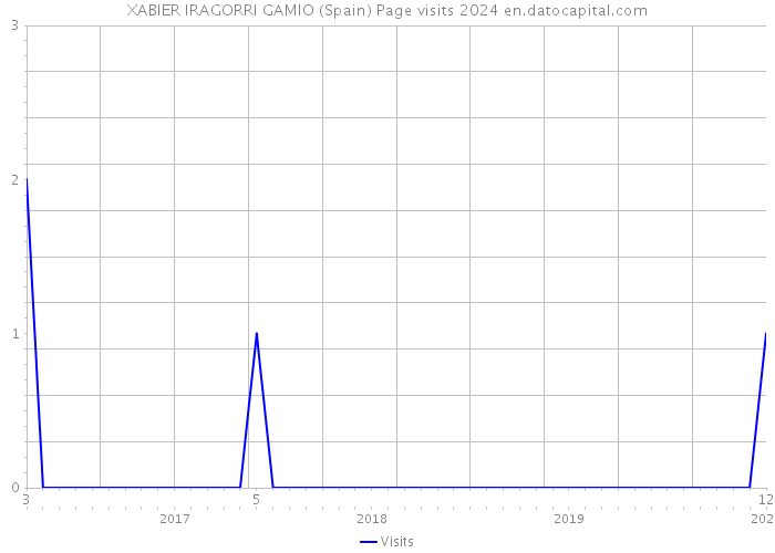 XABIER IRAGORRI GAMIO (Spain) Page visits 2024 