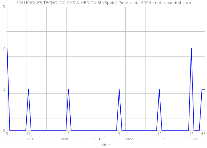 SOLUCIONES TECNOLOGICAS A MEDIDA SL (Spain) Page visits 2024 