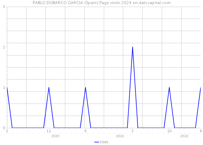 PABLO DOBARCO GARCIA (Spain) Page visits 2024 