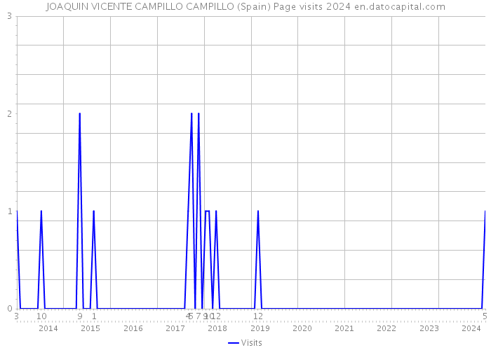 JOAQUIN VICENTE CAMPILLO CAMPILLO (Spain) Page visits 2024 