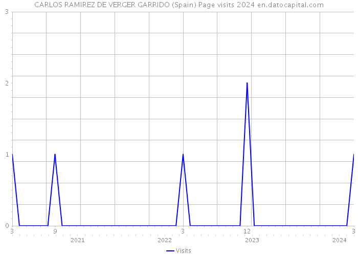 CARLOS RAMIREZ DE VERGER GARRIDO (Spain) Page visits 2024 