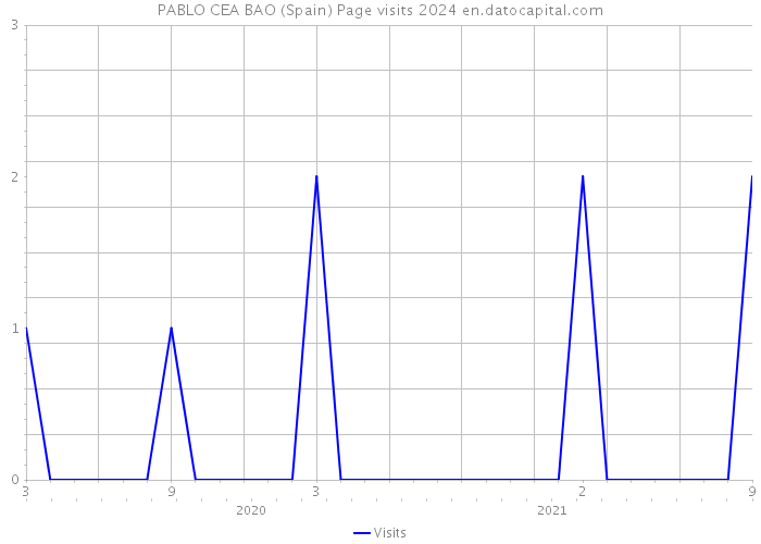 PABLO CEA BAO (Spain) Page visits 2024 
