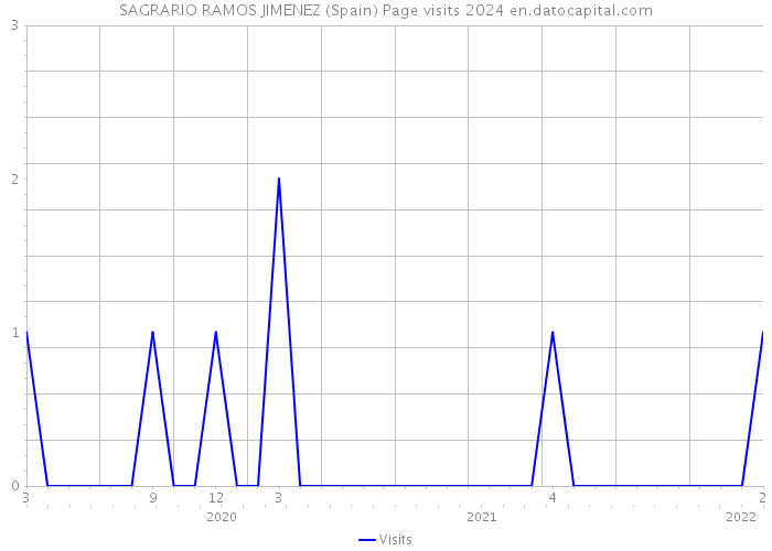 SAGRARIO RAMOS JIMENEZ (Spain) Page visits 2024 