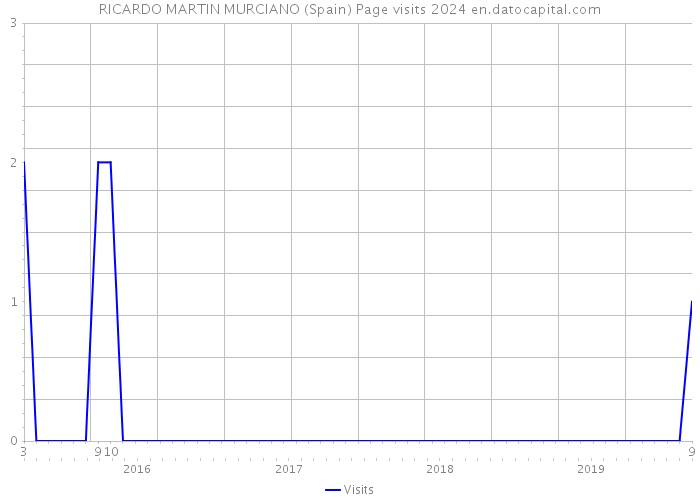 RICARDO MARTIN MURCIANO (Spain) Page visits 2024 