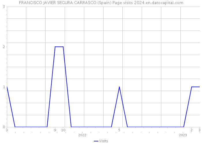 FRANCISCO JAVIER SEGURA CARRASCO (Spain) Page visits 2024 