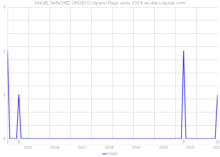 ANGEL SANCHEZ OROZCO (Spain) Page visits 2024 