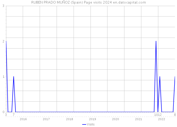 RUBEN PRADO MUÑOZ (Spain) Page visits 2024 