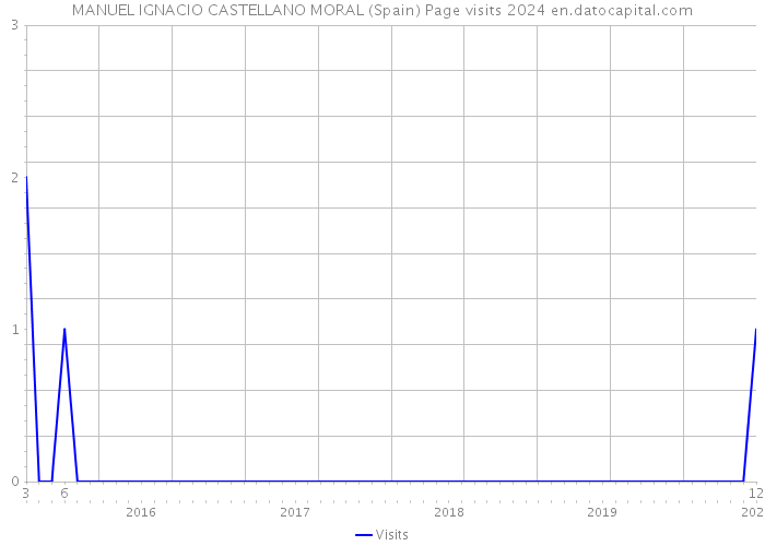 MANUEL IGNACIO CASTELLANO MORAL (Spain) Page visits 2024 
