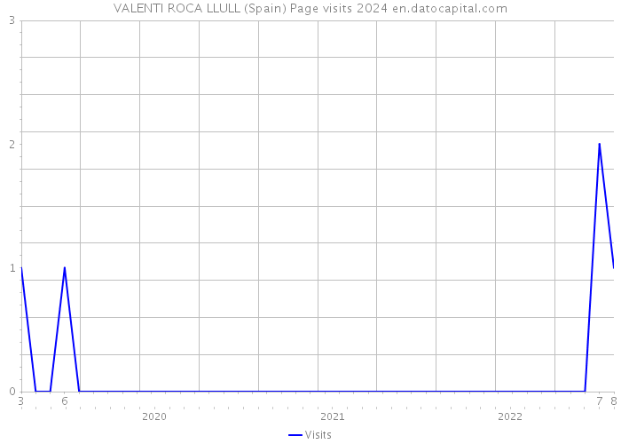 VALENTI ROCA LLULL (Spain) Page visits 2024 