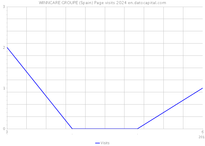 WINNCARE GROUPE (Spain) Page visits 2024 