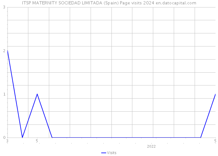 ITSP MATERNITY SOCIEDAD LIMITADA (Spain) Page visits 2024 