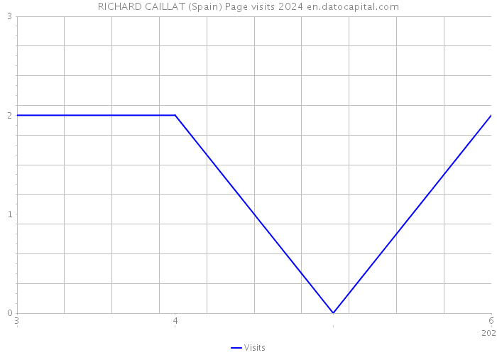 RICHARD CAILLAT (Spain) Page visits 2024 