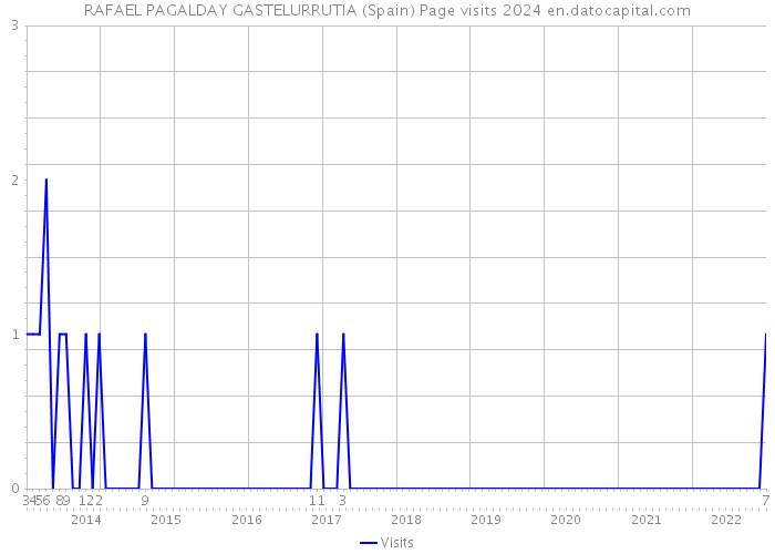 RAFAEL PAGALDAY GASTELURRUTIA (Spain) Page visits 2024 