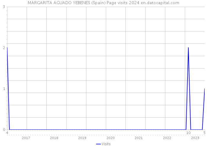 MARGARITA AGUADO YEBENES (Spain) Page visits 2024 