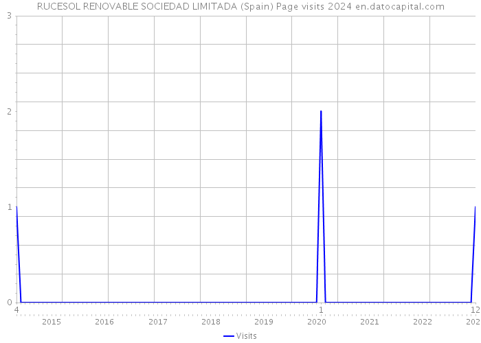 RUCESOL RENOVABLE SOCIEDAD LIMITADA (Spain) Page visits 2024 