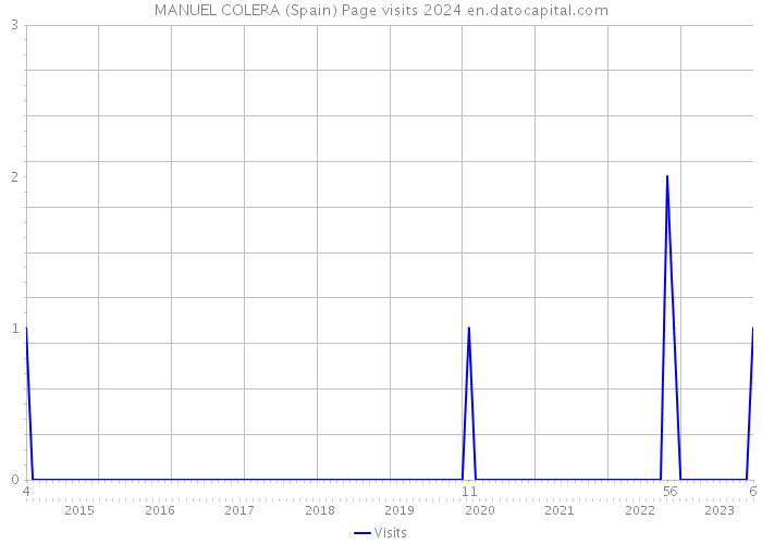 MANUEL COLERA (Spain) Page visits 2024 