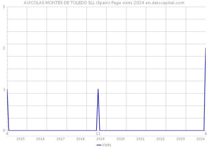 AVICOLAS MONTES DE TOLEDO SLL (Spain) Page visits 2024 