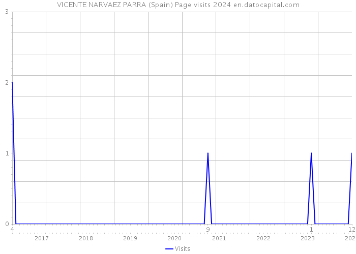 VICENTE NARVAEZ PARRA (Spain) Page visits 2024 