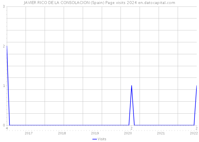 JAVIER RICO DE LA CONSOLACION (Spain) Page visits 2024 
