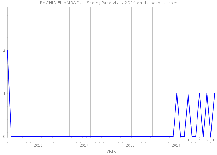RACHID EL AMRAOUI (Spain) Page visits 2024 
