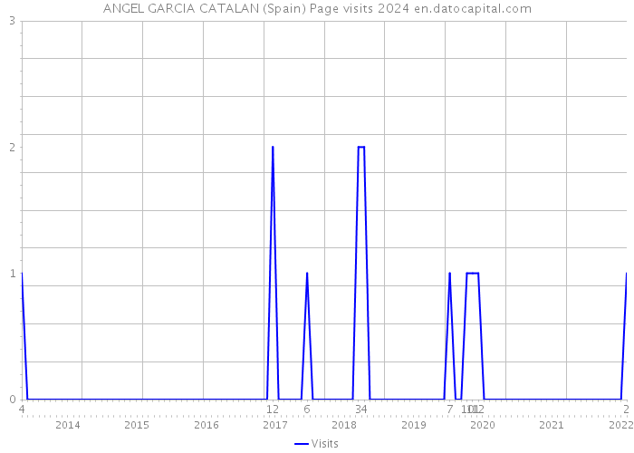 ANGEL GARCIA CATALAN (Spain) Page visits 2024 