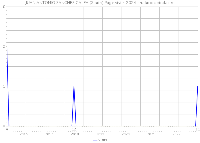 JUAN ANTONIO SANCHEZ GALEA (Spain) Page visits 2024 