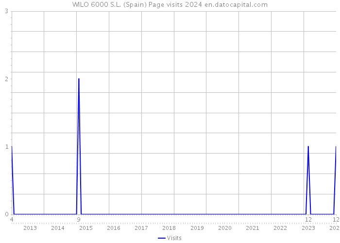 WILO 6000 S.L. (Spain) Page visits 2024 
