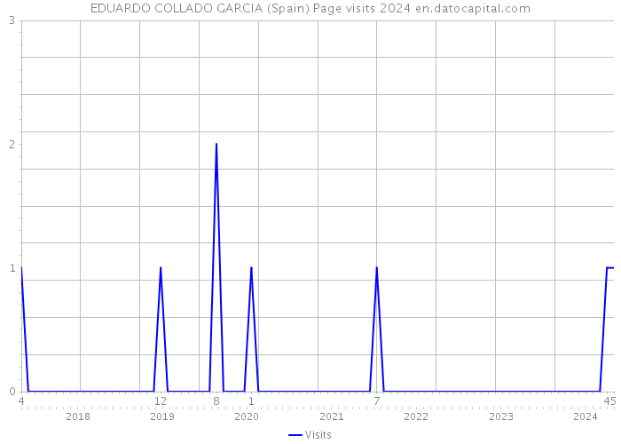 EDUARDO COLLADO GARCIA (Spain) Page visits 2024 