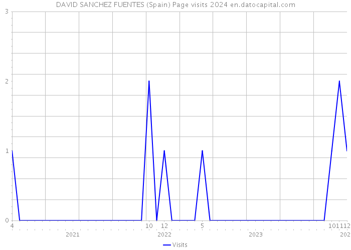 DAVID SANCHEZ FUENTES (Spain) Page visits 2024 