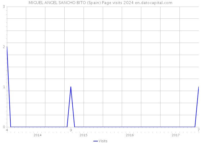 MIGUEL ANGEL SANCHO BITO (Spain) Page visits 2024 