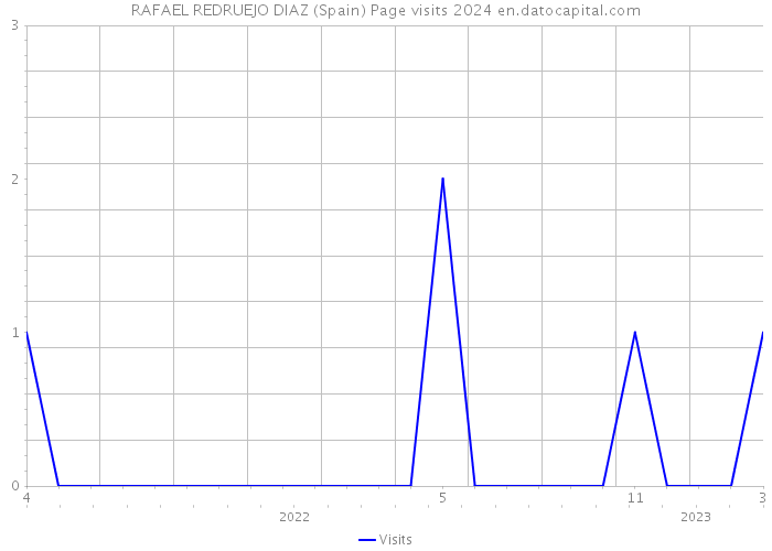 RAFAEL REDRUEJO DIAZ (Spain) Page visits 2024 
