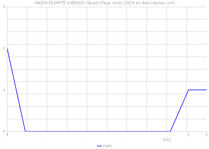 NADIA DUARTE ASENSIO (Spain) Page visits 2024 